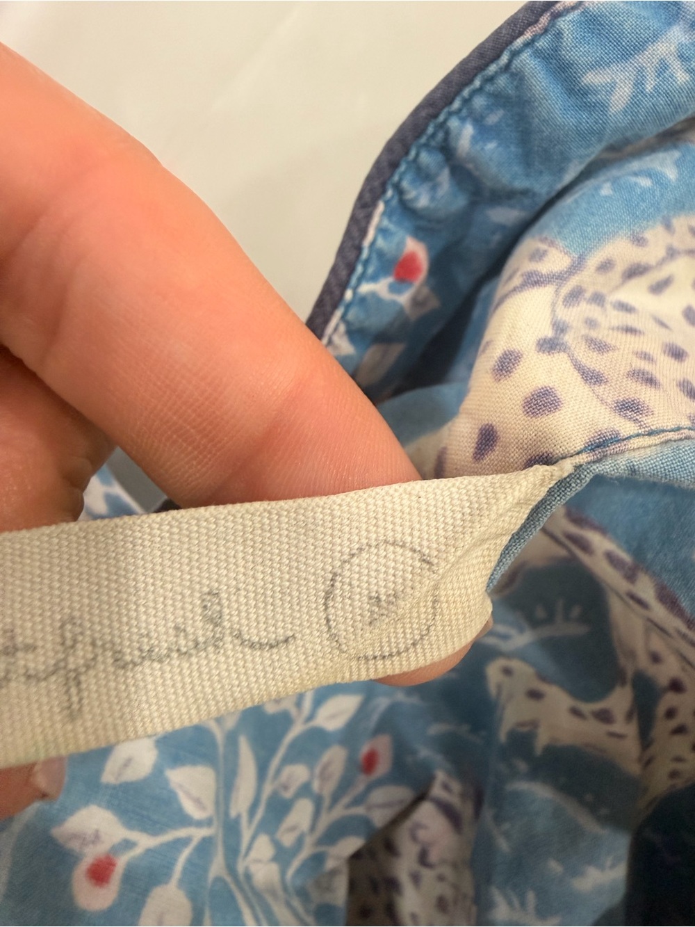 Printfresh Blue Leopard Bagheera-Print Cotton Pajama Top 0494 - Picture 5 of 6
